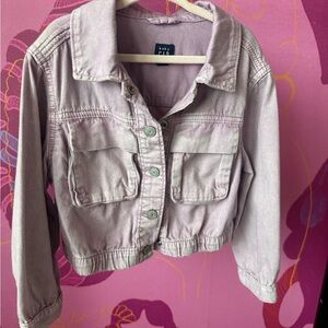 Kids GAP Cropped Denim Jacket
